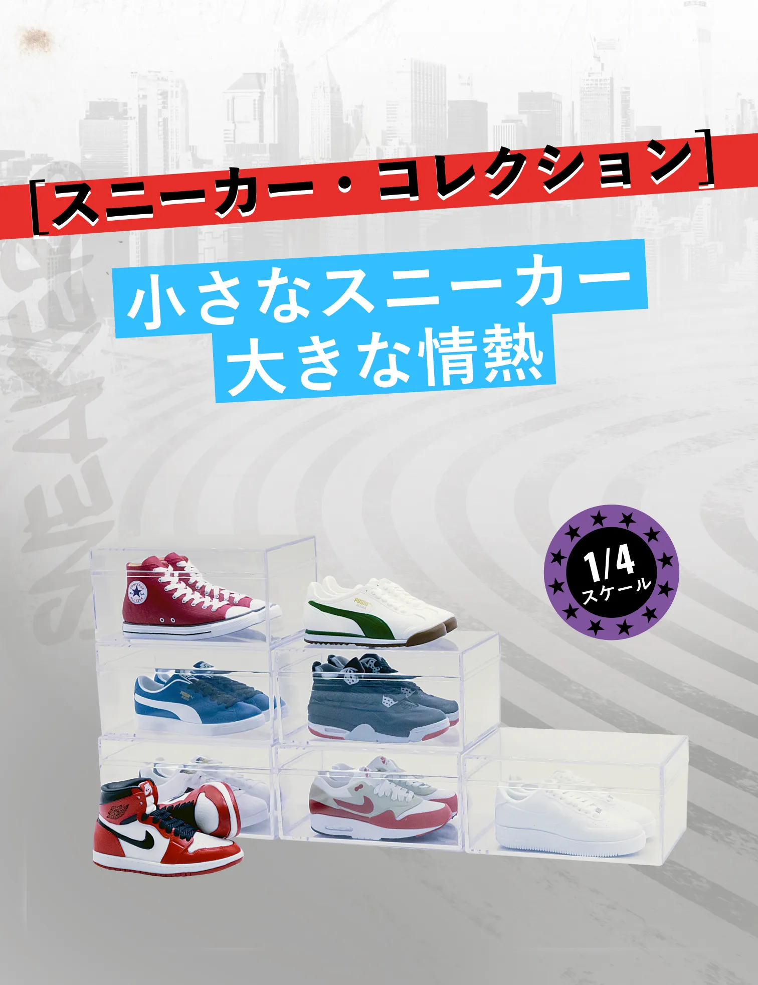 スニーカー·コレクション 小さなスニーカー 大きな情熱